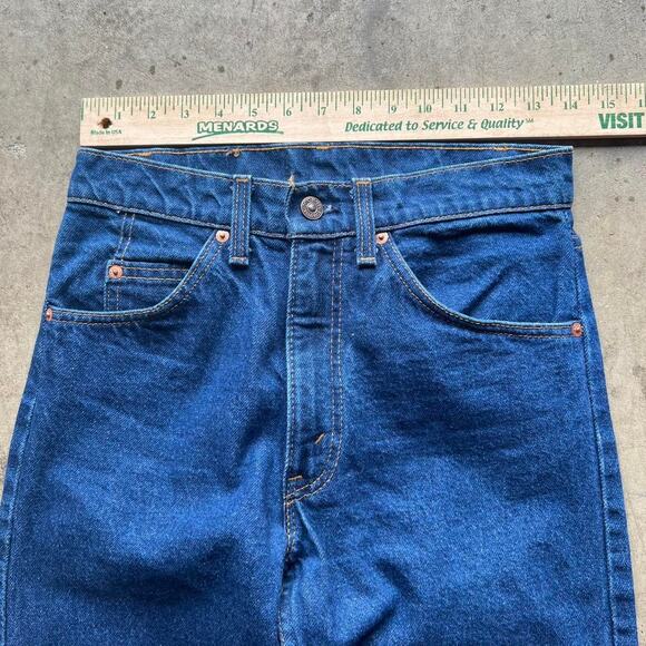 20505 217 70s Orange Tab Medium Wash Levi’s Straight Leg Jeans 29x32” (28x32”) - Picture 2 of 8